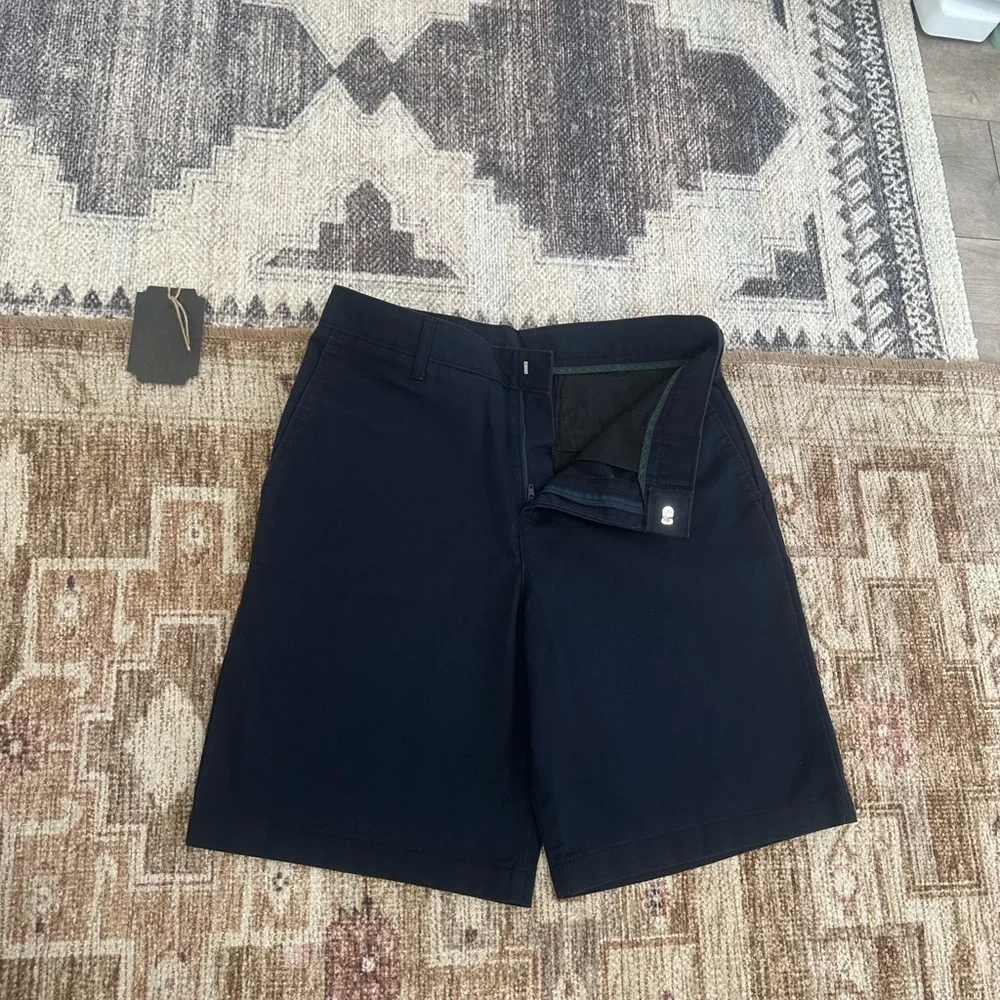Flynn O’Hara Boys Navy Blue Chino Shorts Uniform Shorts Size 30w Twill Walking